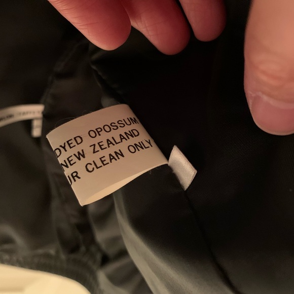 Vintage Black Lambskin & Fur Bomber Jacket - Picture 14 of 16